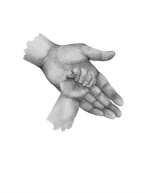 Far & 1 minderårigt barn - poster